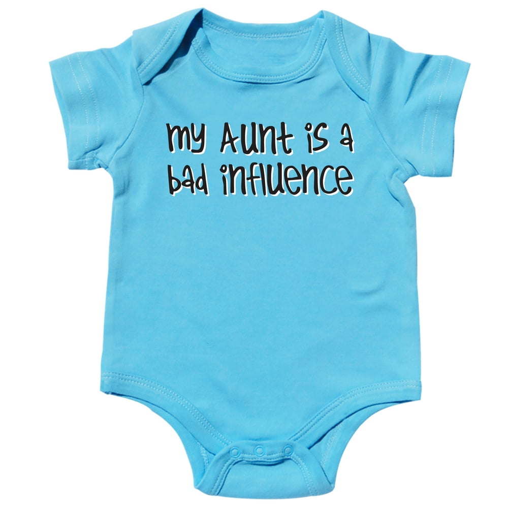 Texas Tees Texas Tees, Aunt Baby Clothes, Aunt Onesies for Girls, Aunt Influence Blue
