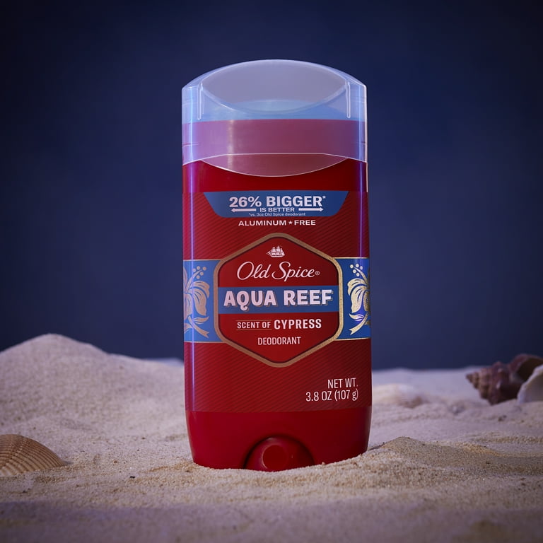 Old Spice Aluminum Free, Men's Deodorant, Aqua Reef, 3.8oz