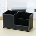 thumbnail image 1 of EGNMCR Multifunctional Leather Pen Set Business Office Desk Stationery Seat Armrest Pad, 1 of 2