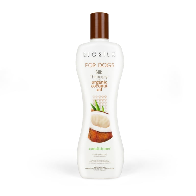 BioSilk Silk Therapy Conditioner for Dogs, 12 oz with Coconut Oil photo 1
