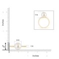 thumbnail image 4 of ANGARA Classic South Sea Cultured Pearl Solitaire Ring in 14K Yellow Gold for Women | June Birthstone, Birthday, Anniversary, Jewelry Gift for Women | Pearl Ring, 4 of 7
