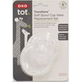 thumbnail image 4 of OXO Tot Transitions Soft Spout Sippy Cup Valve Replacement, 6 oz. & 9 oz., 2-Pack, 4 of 4
