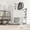 B, variant on Utensils Holder and Drying Rack for Kitchen Countertop Storage - Space-Saving Weaving Sket Style Organizer for Cutlery Utensils and Dish Drying Accessories