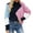 Pink, variant on Vedolay Womens Tops Women's Lightweight Sweaters Long Sleeve Crew Neck Color Block Striped Pullover Tops,A M