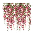 thumbnail image 2 of Waterproof Rose Vine Wallpaper for For elegant Home Decoration in Pink Color, 2 of 5