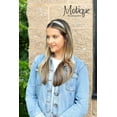 thumbnail image 2 of Motique Accessories Grey 1 Inch Satin Hard Headband for Women and Girls, 2 of 4