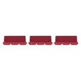 thumbnail image 4 of relayinert Housses de Coussin pour Balançoires en Polyester Robustes et Imperméables pour Extérieur Rouge Vin 3 Pcs, 4 of 6
