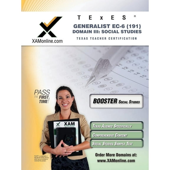 TExES Generalist Ec-6 191 Social Studies Boost Edition, (Paperback)