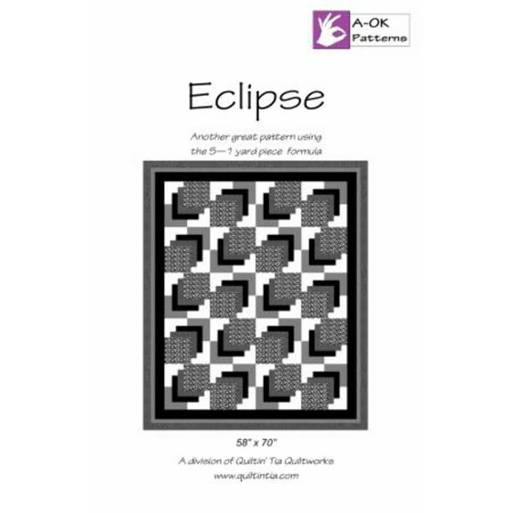 Eclipse A OK 5 Yard Quilt Pattern by Quiltin' Tia Quiltworks