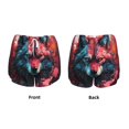 thumbnail image 3 of Salouo Red Flame Wolf Head Print Women's 2 in 1 Running Shorts Double-Layer Shorts Athletic Workout Gym Yoga Shorts Running Shorts for Women-XX-Large, 3 of 7