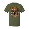 thumbnail image 2 of Wild Bobby, Biker Forever American Eagle Live To Ride Cars and Trucks Men's Graphic T-Shirt, Military Green, 4XL, 2 of 3
