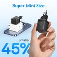 thumbnail image 4 of Cargador de teléfono Baseus GaN de 30 W para iPhone 16, 15, 14, 13, 12 Pro Max, cargador USB C compatible con PD, QC, PPS, carga rápida para computadora portátil, 4 of 5