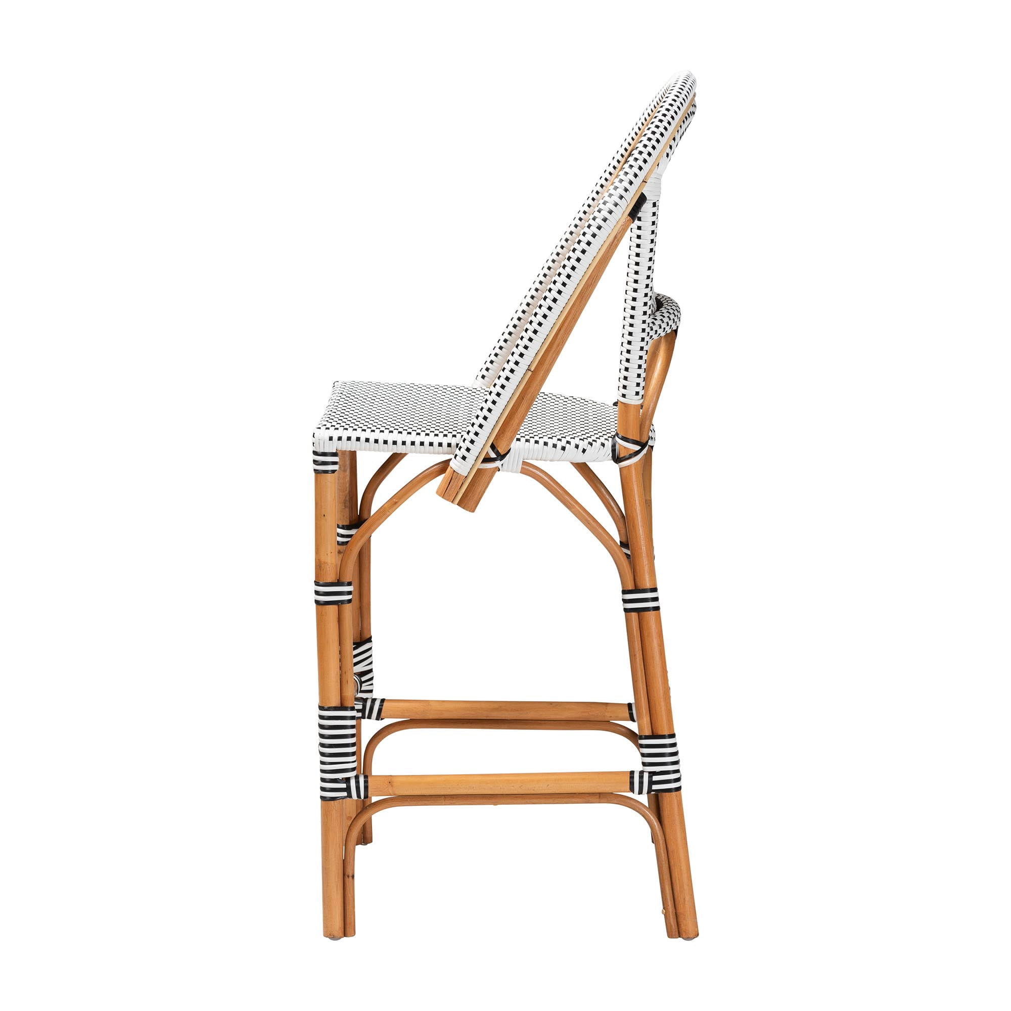 bali & pari Genica French Bar Stool, Natural