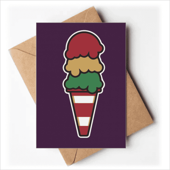 Three Layers Taste Sweet Ice Greeting Cards You are Invited Invitations