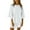 White, variant on Sherrylily Women 2 Piece Outfits Loungewear 3/4 Sleeve Tops and Elastic Waist Shorts Lounge Sets