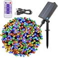 thumbnail image 3 of Outdoor Solar String Lights, 105ft 300-LED Multi-Color Waterproof Solar Fairy Lights with 8 Modes, Twinkle Decorative Tree Lights for Garden, Yard, Wedding, Party, Barbecue, 3 of 6