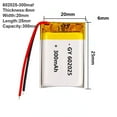thumbnail image 1 of Long-lasting 3.7V Lipo Polymer Battery for Smart Bracelet LED Light, 1 of 1