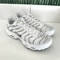 thumbnail image 4 of Air Max Plus SE NBY White Silver Shoes Womens Size 9.5/ Mens Size 8, 4 of 6