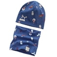 thumbnail image 6 of AWZXDE Winter Hats For Kids Double Layer Hat And Neck Warmer Windproof Thermal Ear Scarf Combo For Boys Girls Blue, 6 of 6