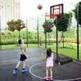 thumbnail image 3 of Demifill 4.3-8.2 FT Portable Basketball Hoop with Shatterproof Backboard, Basketball Goal System with Adjustable Height and Wheels, Portable Basketball Goal for Indoor Outdoor Gym, Red, 3 of 10