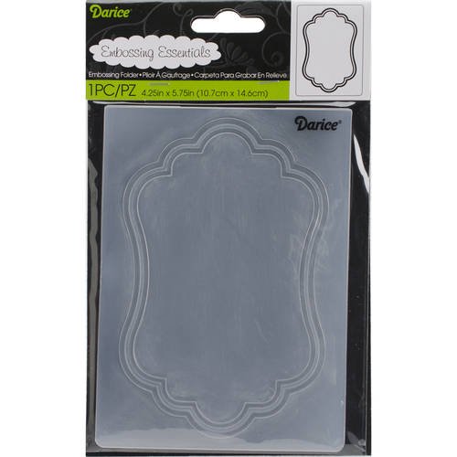 Embossing Folder Square Border 4.25X5.75 By Darice