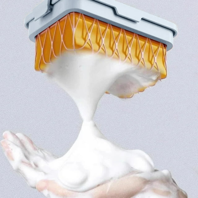 Boreal Craft Savon en Maille Hautement Élastique Savon en Maille Haute Élasticité Nouveau 2024 Savon Moussant Multifonctionnel Filet de Savon Moussant Savon à Lessive Indispensables pour l'Organisation et le Rangement à Domicile