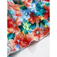 thumbnail image 6 of iiniim Girls Summer Sleeveless Straps Bohemian Beach Dress Flower Print Rainbow Beach Sundress 3-12 Type F 10-12, 6 of 7
