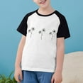 thumbnail image 3 of RXIRUCGD 2025 Vêtements d'Été pour Enfants Tout-Petits Garçons Filles Mode Mignon Col Rond Imprimé Manches Courtes Haut, 3 of 7