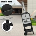 thumbnail image 5 of CazToi 2 Wheels Premium Portable Wood-Fired Pizza Oven with Stone and Grill Rack for Parties & Picnics, 5 of 7
