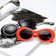 thumbnail image 3 of Oval Mod Retro Vintage Gafas de sol Lente redonda Sincero  Hogar, 3 of 5
