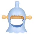 thumbnail image 2 of Mordedor De Bebé, Chupete De Mano Calmante, Juguete Para Masticar Bebé, Varilla Molar De Bebé, Mordedor De Silicona Para Bebé, Mordedor De Silicona, Seguro, Sin Rebabas, Anti ANGGREK Azul claro, 2 of 5