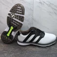 thumbnail image 1 of Ad-id-as MC Z-Traxion Men's Size 9.5 Golf Shoes Spikeless IF2714 White Black, 1 of 6