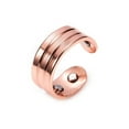 thumbnail image 3 of Copper Magnetic Ring Unisex Adjustable Opening Design Health Therapy Pain Relief Durable Ring For Women And Men, 3 of 3