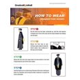 thumbnail image 4 of Capucha de graduación GraduationMall Deluxe unisex para solteros, color naranja, 4 of 5