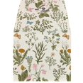 thumbnail image 1 of Spring Garden Theme Table Decoration Soft Textured Linen Fabric for Rectangular Round Tables D, 1 of 4