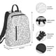 thumbnail image 2 of Easygdp Black White Music para Easygdp Yak - Mochila Casual Ligera y Resistente para Viaje y Senderismo para Hombres y Mujeres, 2 of 7