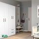 thumbnail image 2 of Ropero Mueble Moderno Con 4 Puertas Y 2 Cajones blanco, 2 of 9