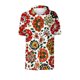 thumbnail image 2 of TaTaai Women's Chic Scattered Print Shirt Short Sleeve Collar Button Front Loose Fit Casual Summer Blouse Top Streetwear Daily Wear Gift, 2 of 6