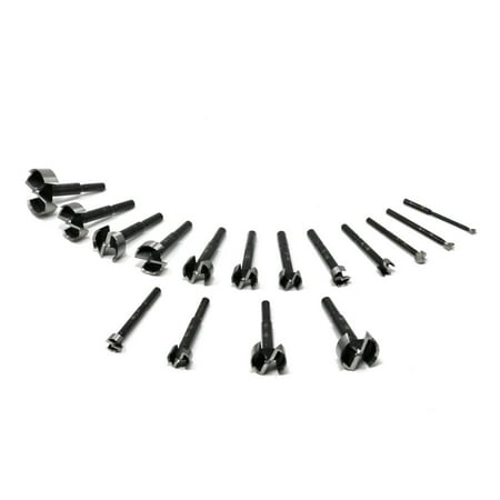 UPC: 9002696375005 | Fisch FSA-375005 Black Shark Forstner Bit 16-Piece Imperial & Metric Set + Box