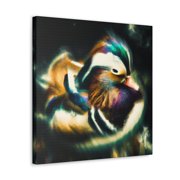 Mandarin Duck Expressionism - Canvas