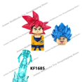 thumbnail image 1 of Figuras de acción de Dragon Ball Z para niños, juguete de ladrillos de anime, Goku, Vegeta, Gamma1, Gamma2, Piccolo, Broli, Gohan, mini muñecas de montaje, regalo para niños, KF6158 qym unisex, 1 of 2