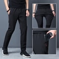 thumbnail image 2 of Pantalones elásticos de pierna recta de color sólido para hombres M-5XLpangjing, 2 of 4