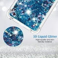 thumbnail image 2 of Case for Samsung Galaxy A52 Bumper Cover Sparkly Glitter Bling Flowing Liquid, 2 of 5