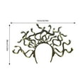 thumbnail image 5 of Yokua Crown Headbands Oversized Snake for Party Headwear for Vacation Travel, 5 of 11