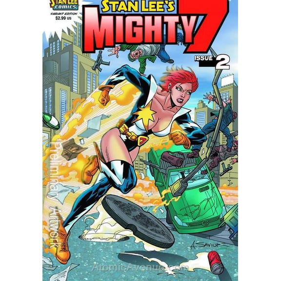 Mighty 7 (Stan Lee's ) #2A VF ; Archie Comic Book