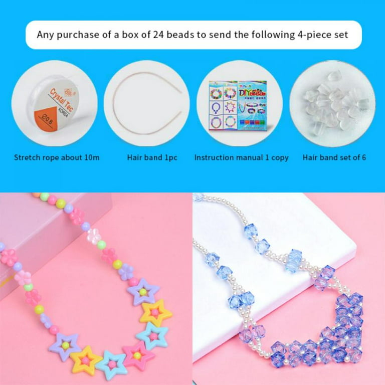 Kit for Make Bracelets Beads Toys for Children DIY 24 Grid Handmade Making  Puzzles Beads for Girls Kit Girls Toys for 3 5 7 9 11 - Realistic Reborn  Dolls for Sale