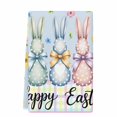 thumbnail image 2 of Easter Bunny Kitchen Towels Set of 1, Spring Watercolor Polka Dot Flower Plaid Blue Absorbent Dish Towels for Kitchen, Microfiber Hand Towel, Quick Drying Tea Towel for Cleaning Decorative Dishcloths, 2 of 7