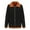 Camel, variant on Men's Solid Color Fleece Lined Work Jacket with Zipper and Button Pockets - Casual Coat for Winter Activities, Christmas Holidays, and Outdoor Jobs, Perfect for Cold Weather,Black,L