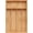 Natural, variant on Small Silverware Organizer, Bamboo Kitchen Drawer Organizer, Utensil Holder, Cutlery Tray & Spoon Flatware Storage with Grooved Drawer Dividers (6.7''W x 12''D)