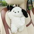 thumbnail image 2 of Tissue Box Cover Plush Tissue Box Holder for Car Home, Decorative Cute Puppy Shape Holder/Organizer for Bathroom Vanity Countertop (B), 2 of 6